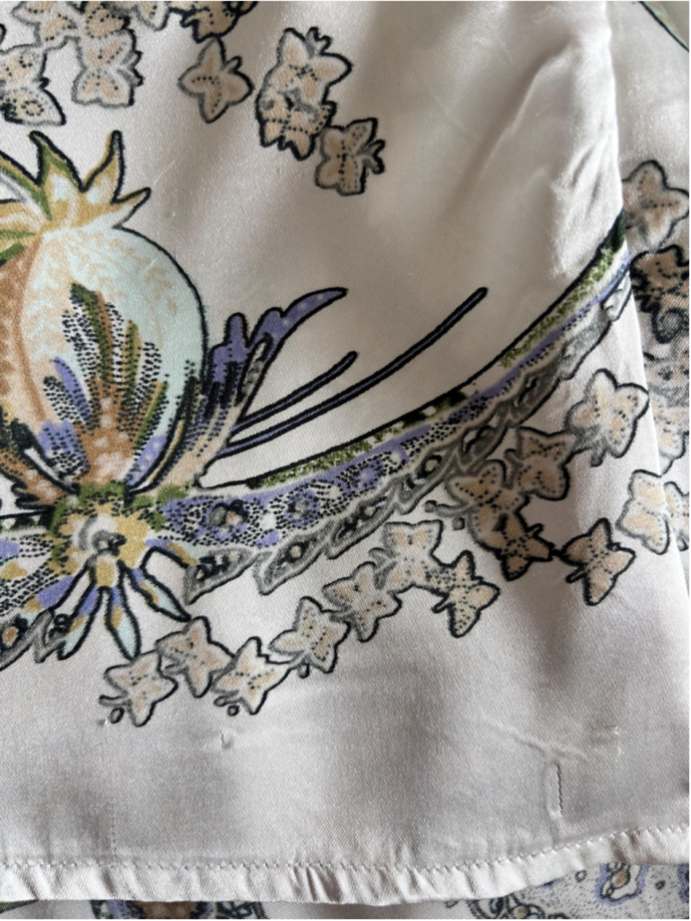Roberto Cavalli Satin Blouse Fitted Designer Top - Picture 7 of 7